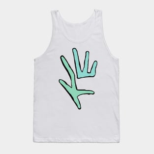 Hand-print Tank Top